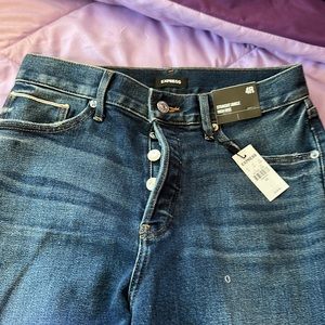 New with tags!! Express straight ankle high rise jean size 4